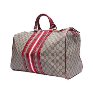 Gucci Beige GG Duffle Bag Canvas Supreme Web